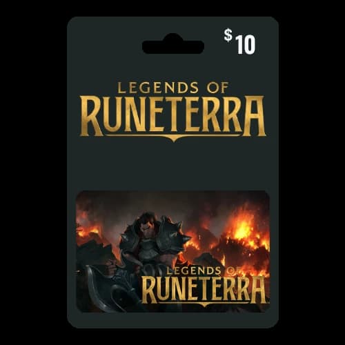 ليجندز أوف ريونتيرا بطاقة بقيمة عشرة دولارات