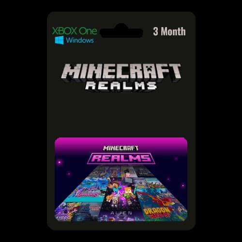 Minecraft Realms 3M - XBOX & PC