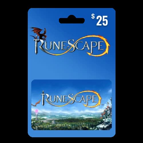 Runescape cards 25 $ - USA