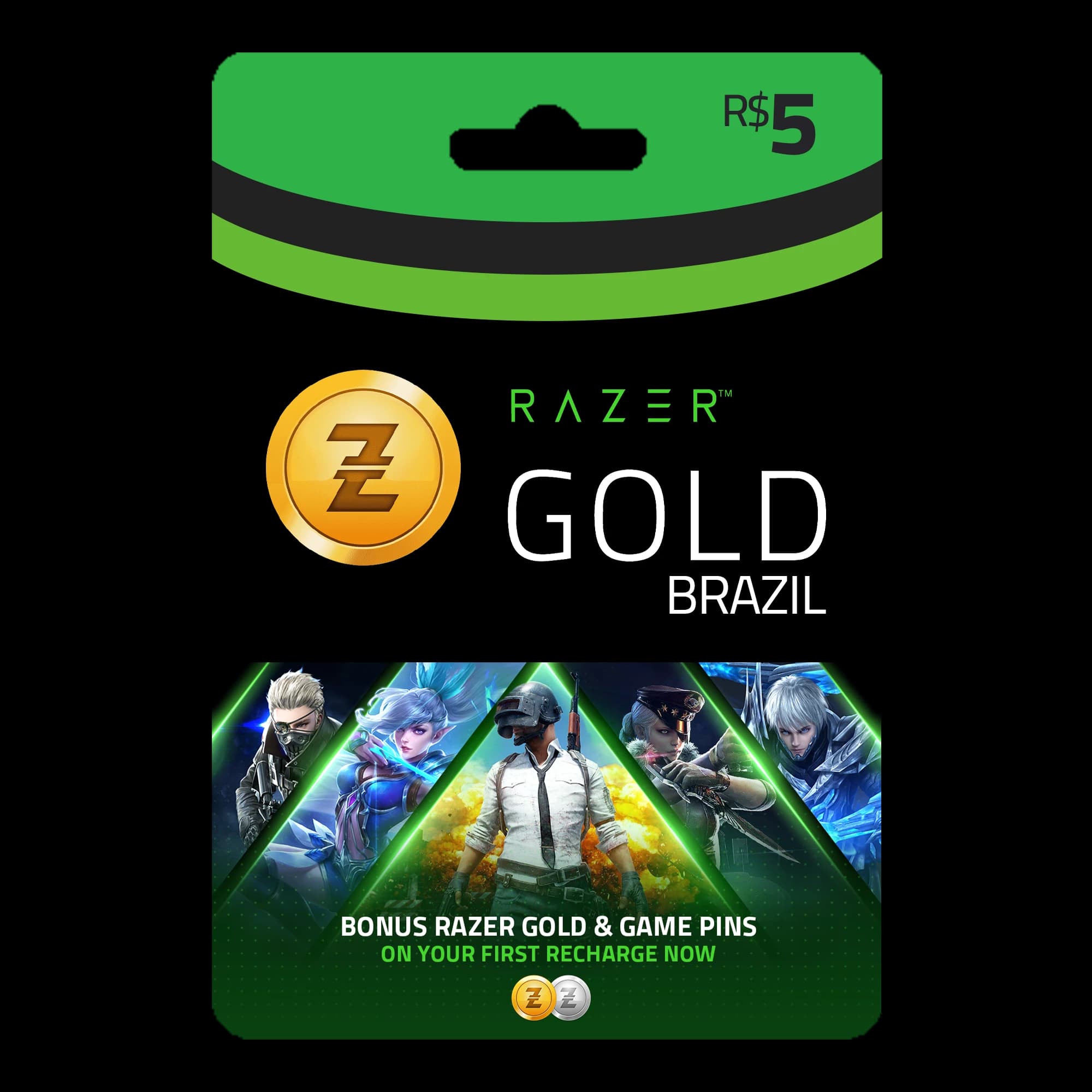 RAZER GOLD - 5 BRL