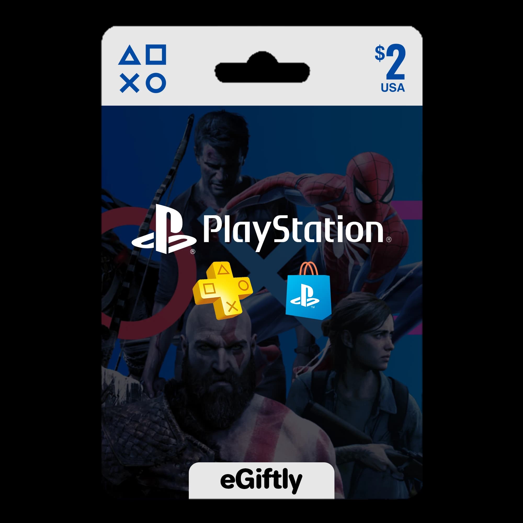 PSN USA 2 USD