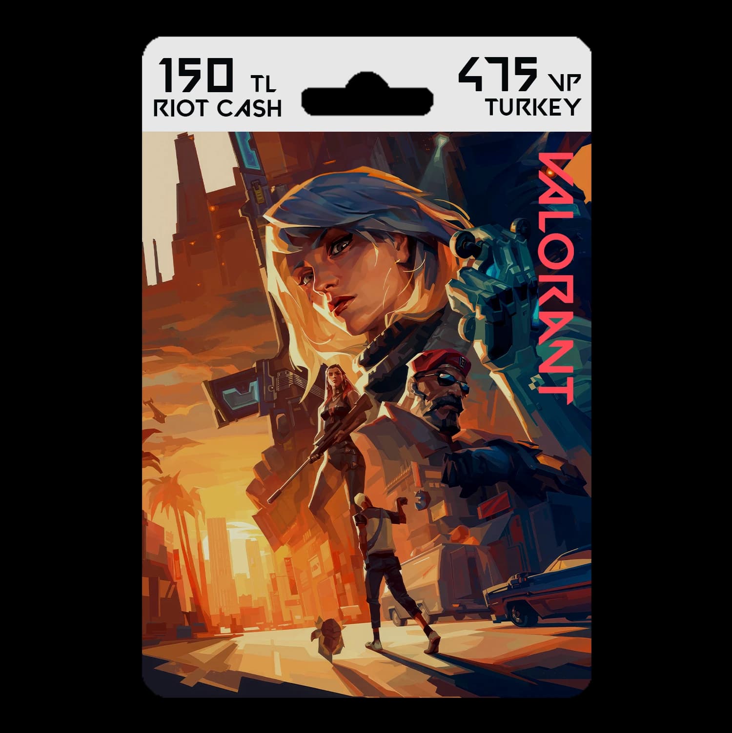 Riot Cash 120 TL - Valorant (375 VP/460 RP)