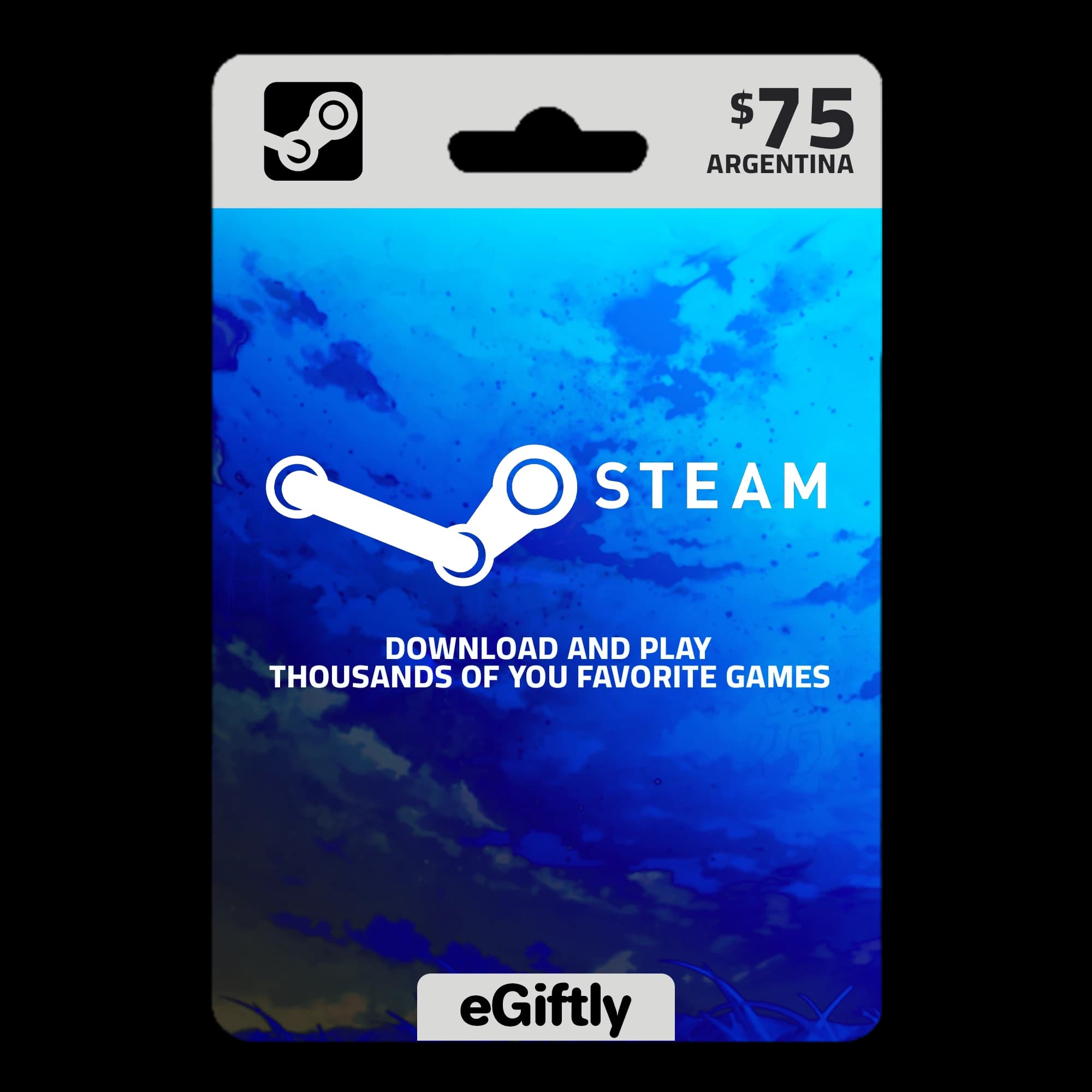 Steam الأرجنتين ٧٥ دولار