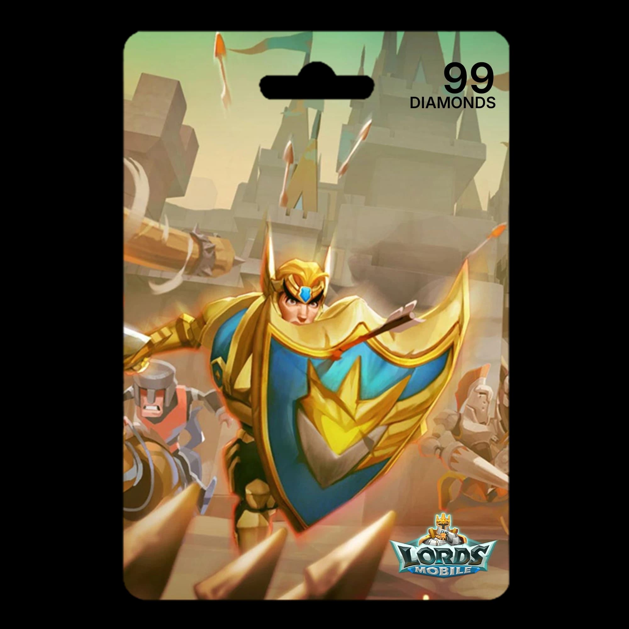 LORDS MOBILE 99 DIAMONDS