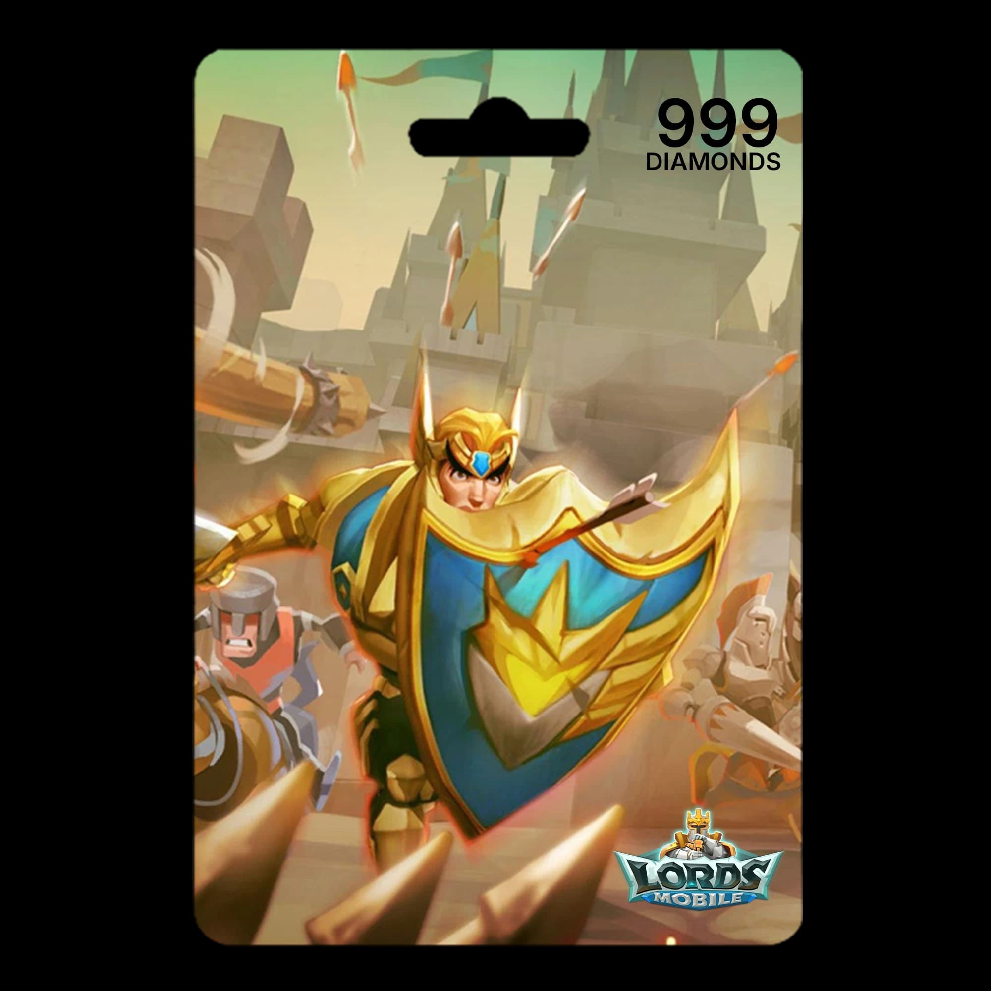 LORDS MOBILE 999 DIAMONDS