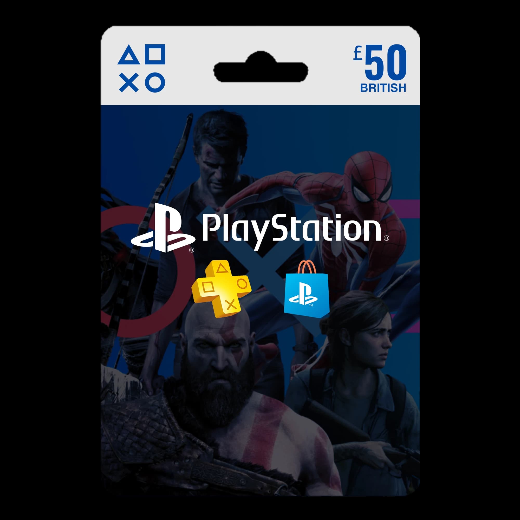 بطاقة هدايا بلايستيشن نتورك 50 جنيه إسترليني - PSN بريطانيا